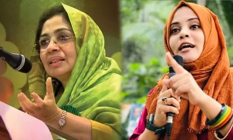 മഴയിൽ പൊട്ടിമുളച്ച തകരയല്ല, പറയേണ്ടത് പറഞ്ഞില്ലെങ്കിൽ എൻ്റെ വ്യക്തിത്വം ഇല്ലാതാവും; ലീഗ് നേ തൃത്വത്തിനെതിരെ ആഞ്ഞടിച്ച് നൂർബിന റഷീദ്