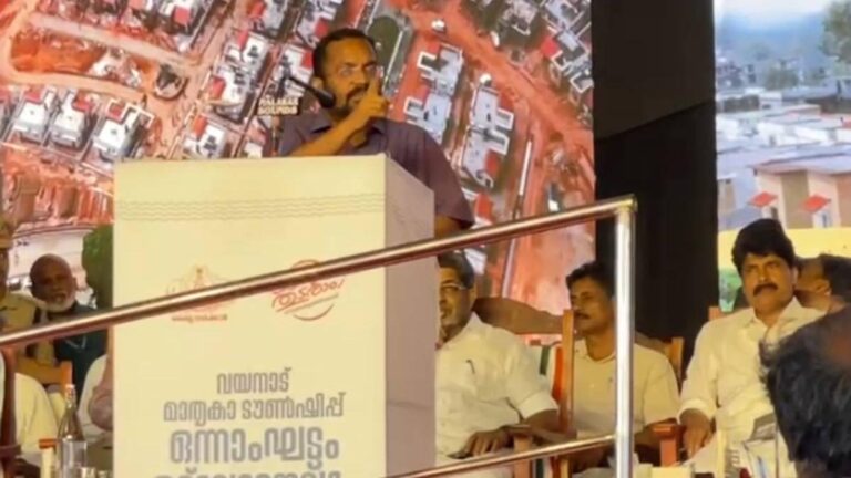 ‘ഞങ്ങൾ കല്ലുമാത്രം ഇട്ടുപോകുന്നവരല്ല,കല്ലിന് മേലെ കല്ല് വെക്കും’, സിദ്ധിഖിന് കെ. രാജന്‍റെ പരിഹാസം