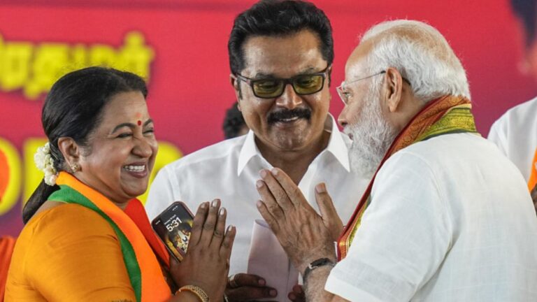 ബിജെപി വാക്കുപാലിച്ചില്ലെന്ന് ശരത്കുമാർ; ഡിഎംകെയിൽ തിരികെചേർന്നേക്കുമെന്ന് അഭ്യൂഹം