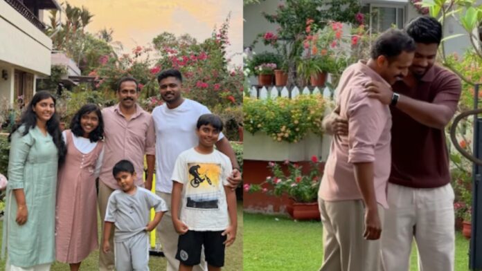 ജീവനക്കാർക്ക് ബോണസ് നൽകിയ നിതിന് സഞ്ജുവിന്റെ വക സർപ്രൈസ്; വൈറൽ ആരാധകനെ കാണാൻ നേരിട്ടെത്തി താരം