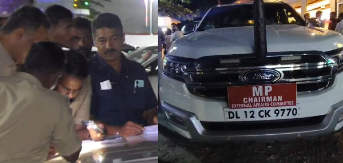 ശശി തരൂര്‍ എംപിയുടെ ഗണ്‍മാന് നേരെ കയ്യേറ്റ ശ്രമം; ബൈക്കിലെത്തിയ സംഘം വാഹനം തടഞ്ഞ് അസഭ്യം പറയുകയും ഗണ്‍മാനെ മര്‍ദിച്ചു; അഞ്ച് പേര്‍ക്കെതിരെ കേസ്