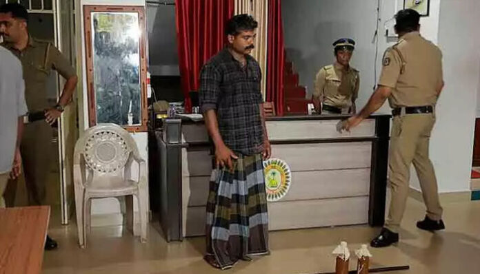 ഇടുക്കി ഉടുമ്പൂരില്‍ വന്‍ ആയുധശേഖരവുമായി ഒരാള്‍ പിടിയില്‍