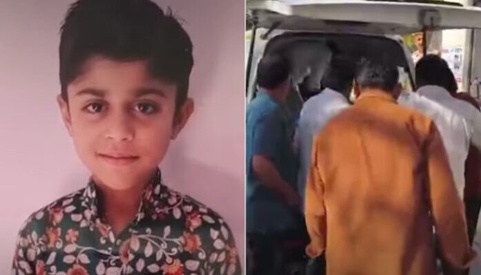 കളിക്കുന്നതിനിടെ ഹാന്‍ഡ് ബോള്‍ പോസ്റ്റ് തലയില്‍ വീണു;  എട്ടു വയസുകാരന് ദാരുണാന്ത്യം