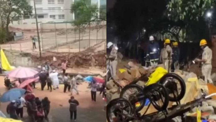 കനത്ത മഴ: ബെംഗളൂരുവിൽ ആശുപത്രിയുടെ മതിലിടിഞ്ഞ് രണ്ട് മലയാളികൾ ഉൾപ്പെടെ ഏഴുപേർ മരിച്ചു