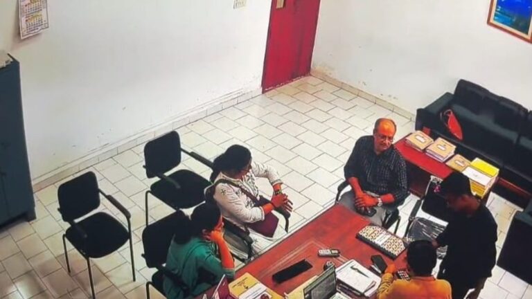 നിതിന്‍ രാജിന്റെ മരണം; പ്രിൻസിപ്പലിന്റെ മുറിയിലെ സിസിടിവി ദൃശ്യങ്ങൾ പുറത്ത്;  നിതിന്റെ ഫോണ്‍ പരിശോധിക്കുന്നതും ലത ടീച്ചര്‍ക്ക് ലോണ്‍ ആപ്പുകാരുടെ ഭീഷണി കോള്‍ വരുന്നതും ദൃശ്യങ്ങളില്‍