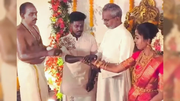 മതാതീത സ്‌നേഹത്തിന്റെ ‘പാണിഗ്രഹണം’ മകൾക്ക് തണലായി വൈദികൻ; മുണ്ടക്കയത്ത് നടന്നത് ഉദാത്തമായ മതസൗഹാർദ്ദ വിവാഹം