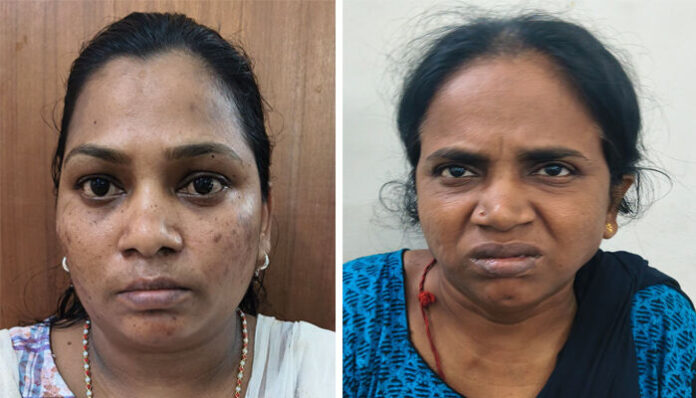 മൂവാറ്റുപുഴയില്‍ കിടപ്പുരോഗിയായ വയോധികയുടെ ആഭരണങ്ങള്‍ കവര്‍ന്ന ഹോം നഴ്സും കൂട്ടുകാരിയും അറസ്റ്റില്‍; പൊലീസിനെ വഴിതെറ്റിക്കാന്‍ സാങ്കല്‍പ്പിക കഥ മെനഞ്ഞിട്ടും രക്ഷയില്ല