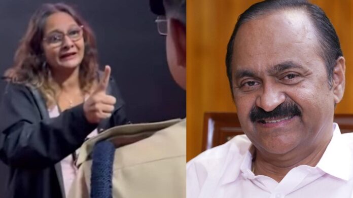മുഖ്യമന്ത്രിയുടെ പരിപാടിയുടെ വേദിയിലേക്ക് തള്ളിക്കയറാൻ ശ്രമം; സ്ത്രീയെ കരുതൽ തടങ്കലിലാക്കി