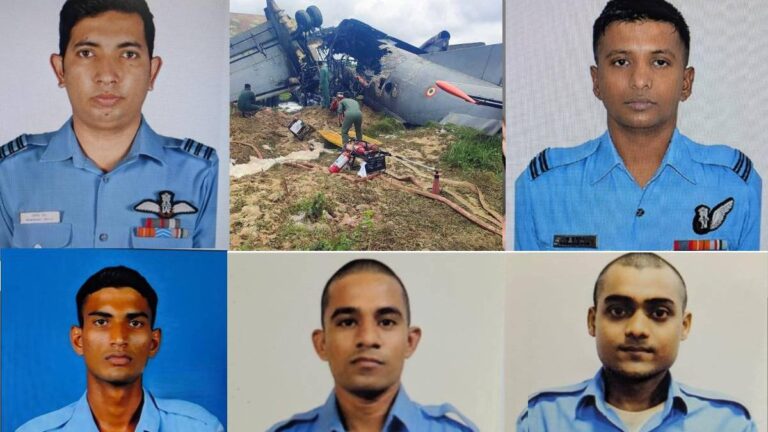 വ്യോമസേന വിമാനദുരന്തം; അഞ്ച് സൈനികർക്ക് വീരമൃത്യു, അപകടം അസ്സമിലെ ജോർഹാട്ടിൽ