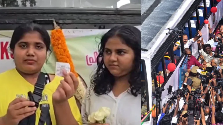 പൂച്ചെണ്ടും ലഡുവും കിട്ടി, പക്ഷെ പൈസ വാങ്ങി; ഉദ്ഘാടന ദിവസം തന്നെ പ്രിയദർശിനി ബസിൽ ടിക്കറ്റിന് പൈസ ഈടാക്കിയെന്ന് പരാതി